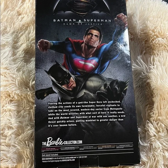 Batman v Superman Dawn of Justice Barbie collector Superman Action Figure - Picture 5 of 5